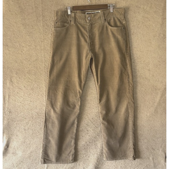 Levi's Other - Levis 549 Low Loose Corduroy Pants Mens 36x29 Tan Brown - SIZE‎ NOTE